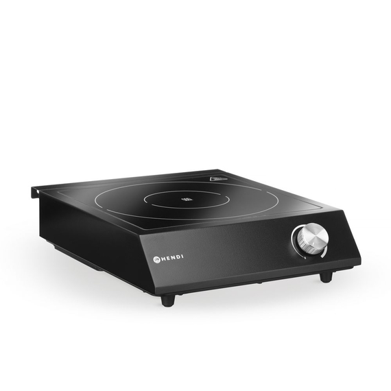 Hendi Set: Induktionskocher 3500W + Stielkasserolle + Bratpfanne, Schwarz, 220-240V/3500W, 320x395x(H)95mm 4 Hendi Set: Induktionskocher 3500W + Stielkasserolle + Bratpfanne, Schwarz, 220-240V/3500W, 320x395x(H)95mm