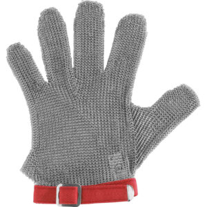 Stechschutzhandschuh, Kennung rot, Größe M