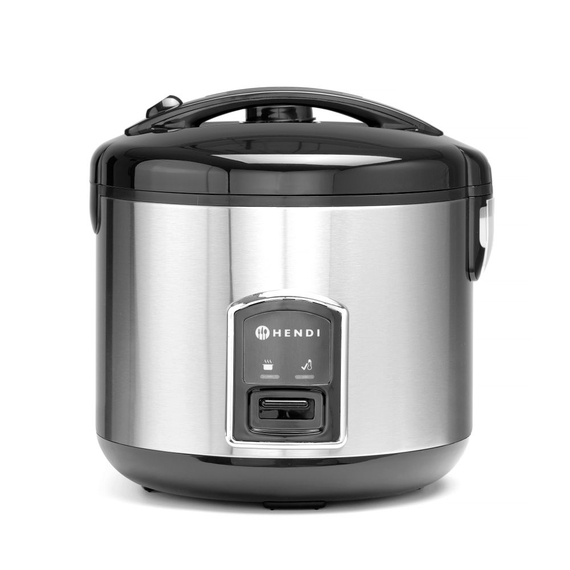 Hendi Reiskocher mit Dampfgarfunktion, Profi Line, 1,8L, 230V/700W, ⌀280x(H)285mm Hendi Reiskocher mit Dampfgarfunktion, Profi Line, 1,8L, 230V/700W, ⌀280x(H)285mm