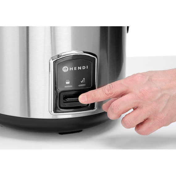 Hendi Reiskocher mit Dampfgarfunktion, Profi Line, 1,8L, 230V/700W, ⌀280x(H)285mm 4 Hendi Reiskocher mit Dampfgarfunktion, Profi Line, 1,8L, 230V/700W, ⌀280x(H)285mm