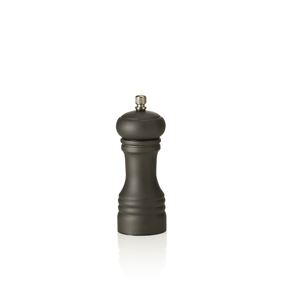 Was Germany Salzmühle Metal mit Edelstahl Mahlwerk, Höhe 15 cm, Edelstahl Was Germany Salzmühle Metal mit Edelstahl Mahlwerk, Höhe 15 cm, Edelstahl