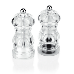 Was Germany Salz-/Pfeffermühlen Set, Ø 5,5 cm, Höhe 13 cm, Edelstahl, Keramik, Acryl
