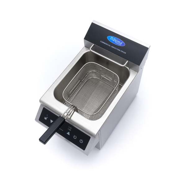 Maxima Gastro Fritteuse - 8 l - 1 Körb - Induktion - mit Ablasshahn 6 Maxima Gastro Fritteuse - 8 l - 1 Körb - Induktion - mit Ablasshahn