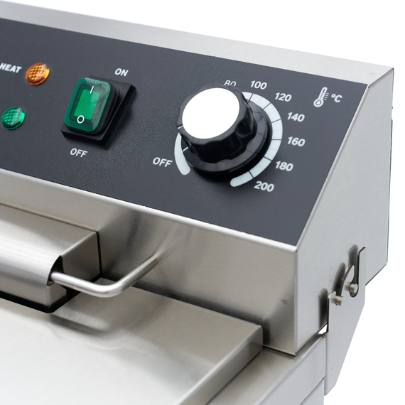 Maxima Gastro Fritteuse - 16 l - 1 Korb - mit Ablasshahn und Ständer - 230V 8 Maxima Gastro Fritteuse - 16 l - 1 Korb - mit Ablasshahn und Ständer - 230V