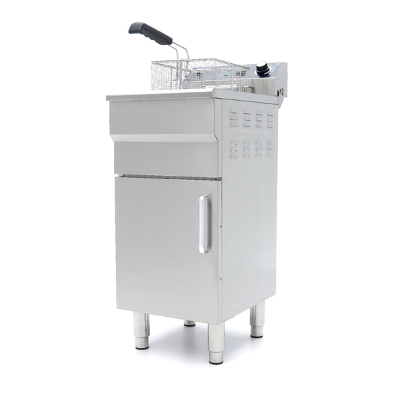 Maxima Gastro Fritteuse - 16 l - 1 Korb - mit Ablasshahn und Ständer - 230V 1 Maxima Gastro Fritteuse - 16 l - 1 Korb - mit Ablasshahn und Ständer - 230V