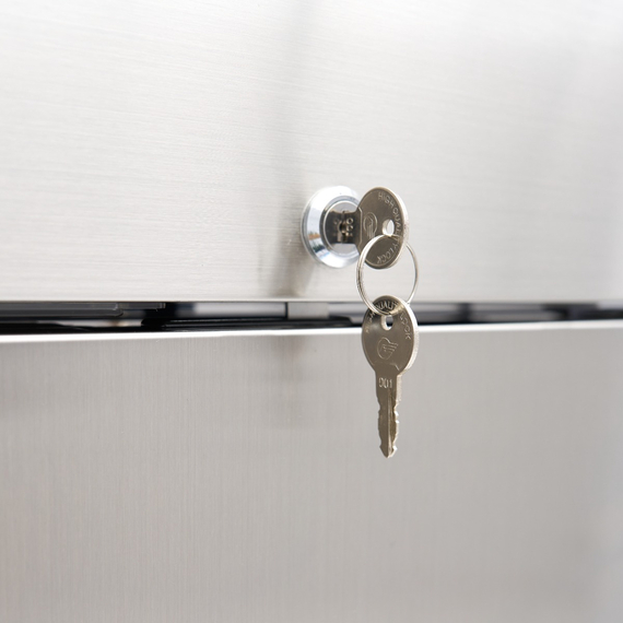 Maxima Gastro Kühlschrank - 400 l - 3 Einstellbare Regale - Rostfreier Stahl - auf Rädern 8 Maxima Gastro Kühlschrank - 400 l - 3 Einstellbare Regale - Rostfreier Stahl - auf Rädern