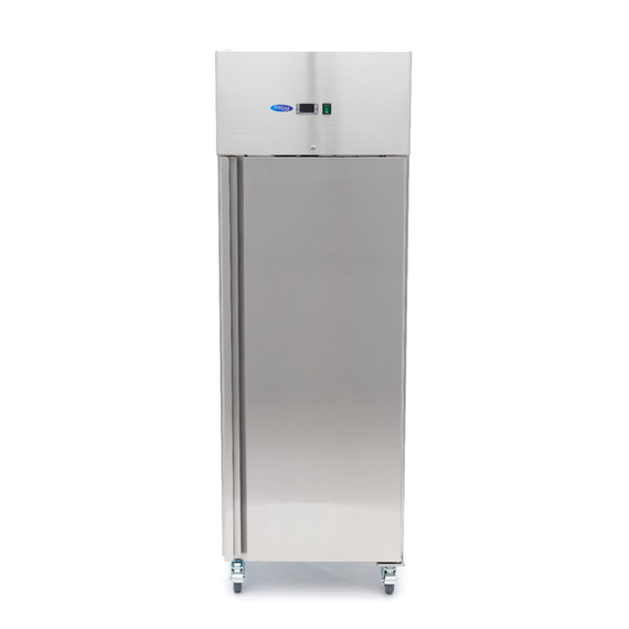 Maxima Gastro Kühlschrank - 400 l - 3 Einstellbare Regale - Rostfreier Stahl - auf Rädern 2 Maxima Gastro Kühlschrank - 400 l - 3 Einstellbare Regale - Rostfreier Stahl - auf Rädern