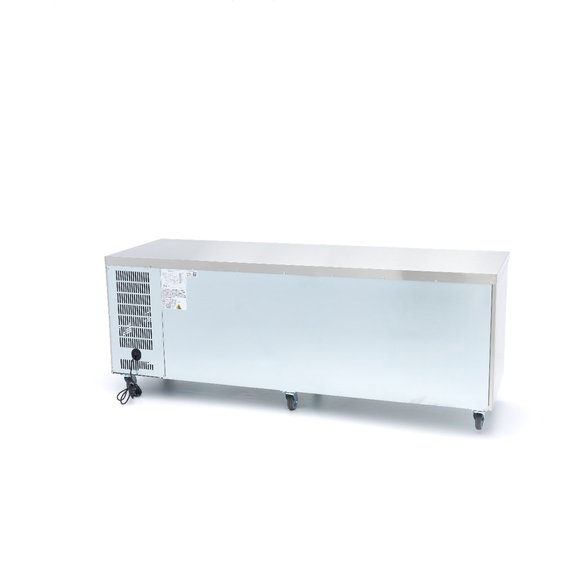 Maxima Gastro Kühltisch - 223 cm - 4 Glastüren 5 Maxima Gastro Kühltisch - 223 cm - 4 Glastüren