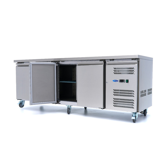 Maxima Gastro Kühltisch - 223 cm - 4 Tür 2 Maxima Gastro Kühltisch - 223 cm - 4 Tür
