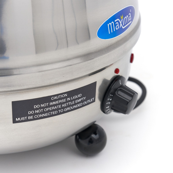 Maxima Gastro Suppenkessel - 10 l - Herausnehmbarer Innentopf - Edelstahl - mit Löffelaussparung 8 Maxima Gastro Suppenkessel - 10 l - Herausnehmbarer Innentopf - Edelstahl - mit Löffelaussparung