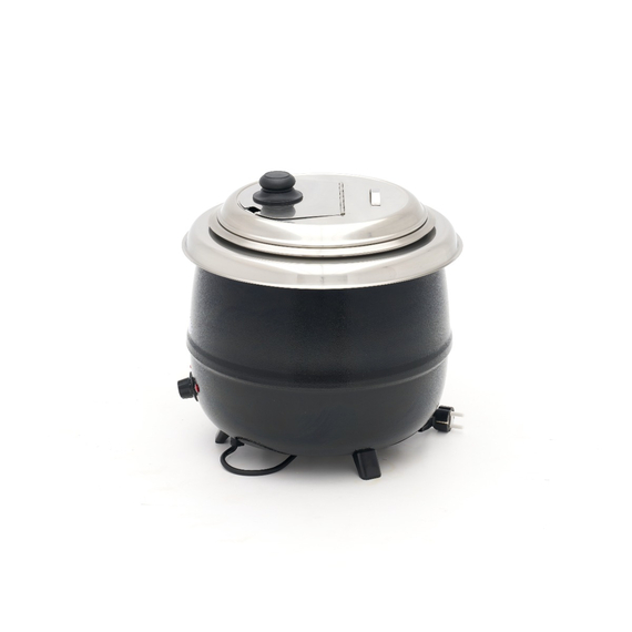 Maxima Gastro Suppenkessel – 13 l – Herausnehmbarer Innentopf – mit integriertem Deckelklappfach & Löffelaussparung 3 Maxima Gastro Suppenkessel – 13 l – Herausnehmbarer Innentopf – mit integriertem Deckelklappfach & Löffelaussparung