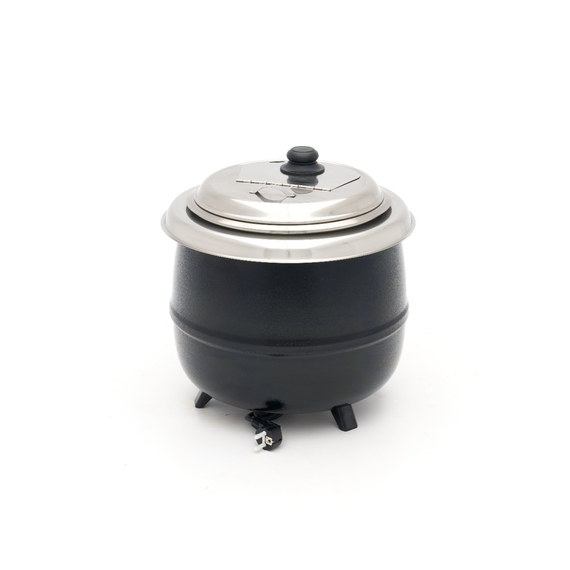 Maxima Gastro Suppenkessel – 13 l – Herausnehmbarer Innentopf – mit integriertem Deckelklappfach & Löffelaussparung 4 Maxima Gastro Suppenkessel – 13 l – Herausnehmbarer Innentopf – mit integriertem Deckelklappfach & Löffelaussparung