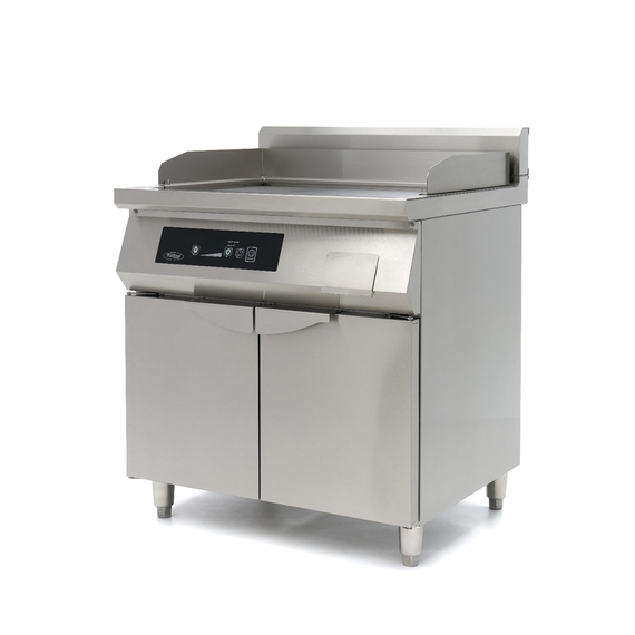 Maxima Gastro Induktions-Grillplatte 700 - Glatt & Gerillt - 10.000 W - Doppel - Mit Untergestell Maxima Gastro Induktions-Grillplatte 700 - Glatt & Gerillt - 10.000 W - Doppel - Mit Untergestell