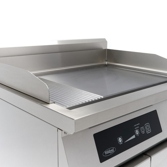 Maxima Gastro Induktions-Grillplatte 700 - Glatt & Gerillt - 10.000 W - Doppel - Mit Untergestell 6 Maxima Gastro Induktions-Grillplatte 700 - Glatt & Gerillt - 10.000 W - Doppel - Mit Untergestell