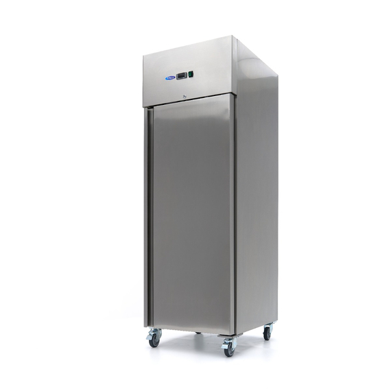 Maxima Gastro Kühlschrank - 600 l - 3 Einstellbare Regale (2/1 GN) - Rostfreier Stahl - auf Rädern Maxima Gastro Kühlschrank - 600 l - 3 Einstellbare Regale (2/1 GN) - Rostfreier Stahl - auf Rädern