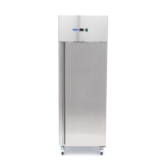 Maxima Gastro Kühlschrank - 600 l - 3 Einstellbare Regale (2/1 GN) - Rostfreier Stahl - auf Rädern 1 Maxima Gastro Kühlschrank - 600 l - 3 Einstellbare Regale (2/1 GN) - Rostfreier Stahl - auf Rädern