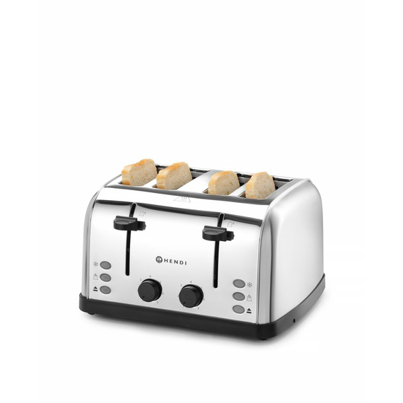 Hendi Toaster 4-fach, 240V/1500W, 295x335x(H)180mm 3 Hendi Toaster 4-fach, 240V/1500W, 295x335x(H)180mm