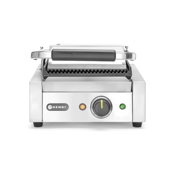 Hendi Kontaktgrill - Einzelversion, oben und unten gerillt, 230V/1800W, 310x375x(H)216mm Hendi Kontaktgrill - Einzelversion, oben und unten gerillt, 230V/1800W, 310x375x(H)216mm