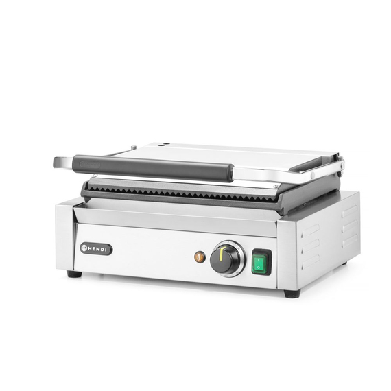 Hendi Kontaktgrill - Panini, oben gerillt, unten glatt, 230V/2200W, 430x375x(H)216mm 3 Hendi Kontaktgrill - Panini, oben gerillt, unten glatt, 230V/2200W, 430x375x(H)216mm