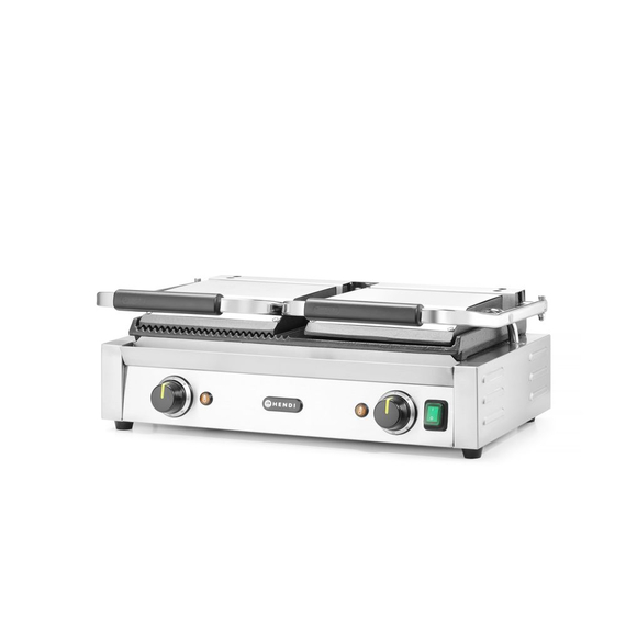 Hendi Kontaktgrill - Doppelversion, halb glatt, halb gerillt, 230V/3600W, 570x375x(H)216mm 4 Hendi Kontaktgrill - Doppelversion, halb glatt, halb gerillt, 230V/3600W, 570x375x(H)216mm