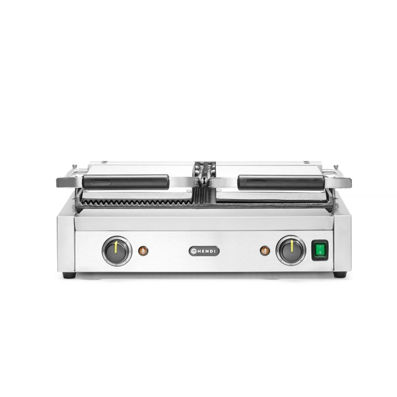 Hendi Kontaktgrill - Doppelversion, halb glatt, halb gerillt, 230V/3600W, 570x375x(H)216mm 3 Hendi Kontaktgrill - Doppelversion, halb glatt, halb gerillt, 230V/3600W, 570x375x(H)216mm