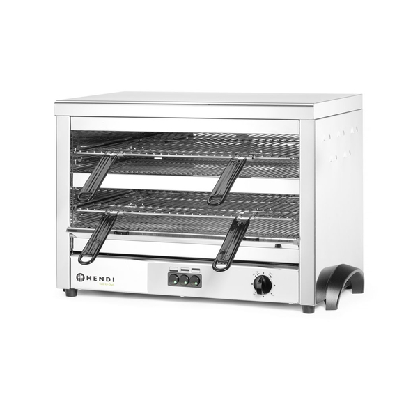 Hendi Quarz-Salamander MAXI GN 1/1, 400V/4500W, 682x528x(H)455mm 1 Hendi Quarz-Salamander MAXI GN 1/1, 400V/4500W, 682x528x(H)455mm