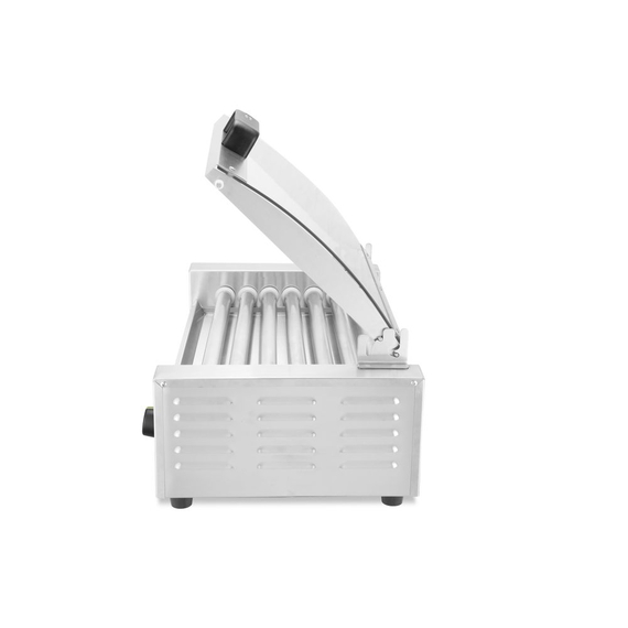 Hendi Rollengrill, 1-Zone mit Energiesparabdeckung, 7 Rollen, 230V/620W, 566x375x(H)259mm 1 Hendi Rollengrill, 1-Zone mit Energiesparabdeckung, 7 Rollen, 230V/620W, 566x375x(H)259mm