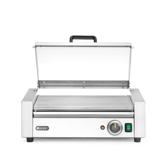 Hendi Rollengrill, 1-Zone mit Energiesparabdeckung, 9 Rollen, 230V/790W, 566x450x(H)259mm 1 Hendi Rollengrill, 1-Zone mit Energiesparabdeckung, 9 Rollen, 230V/790W, 566x450x(H)259mm