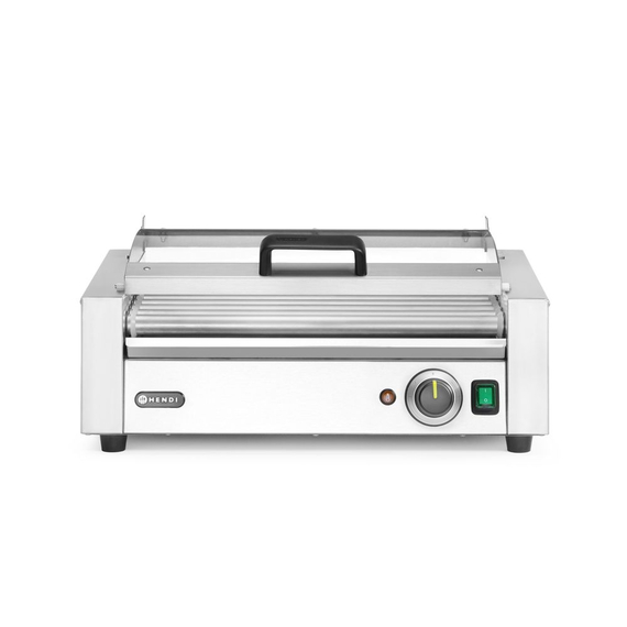 Hendi Rollengrill, 1-Zone mit Energiesparabdeckung, 9 Rollen, 230V/790W, 566x450x(H)259mm Hendi Rollengrill, 1-Zone mit Energiesparabdeckung, 9 Rollen, 230V/790W, 566x450x(H)259mm