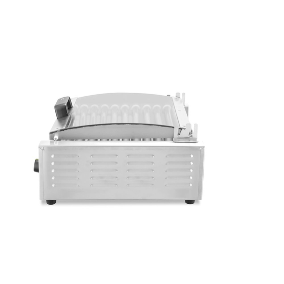 Hendi Rollengrill - 2 Zonen mit Energiesparabdeckung, 11 Rollen, 220-240V/980W, 566x527x(H)259mm 2 Hendi Rollengrill - 2 Zonen mit Energiesparabdeckung, 11 Rollen, 220-240V/980W, 566x527x(H)259mm
