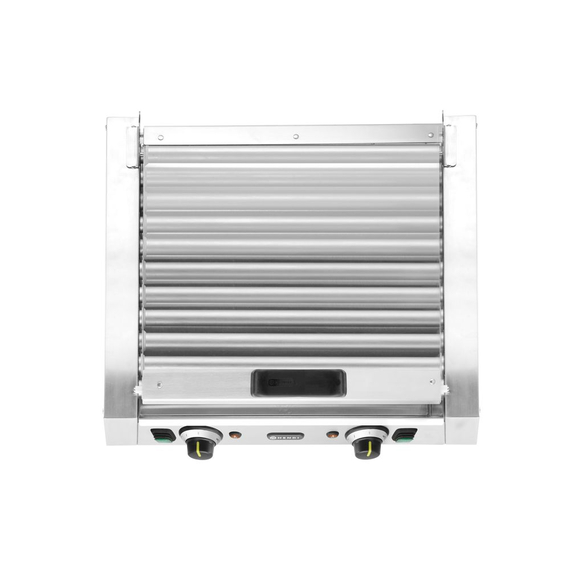 Hendi Rollengrill - 2 Zonen mit Energiesparabdeckung, 11 Rollen, 220-240V/980W, 566x527x(H)259mm 3 Hendi Rollengrill - 2 Zonen mit Energiesparabdeckung, 11 Rollen, 220-240V/980W, 566x527x(H)259mm