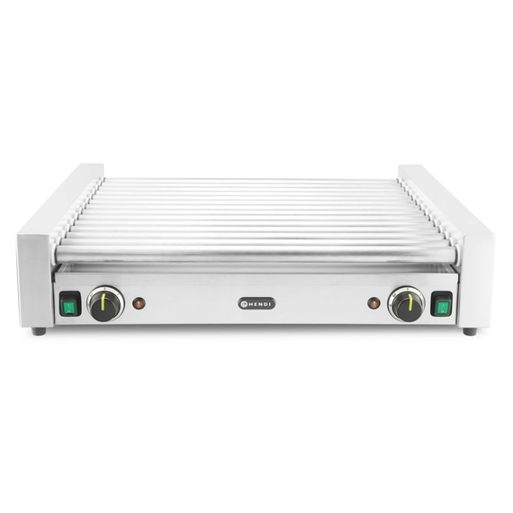Hendi Rollengrill XL - 2 Zonen, 14 Rollen, Silber, 220-240V/2000W, 732x590x(H)168mm 1 Hendi Rollengrill XL - 2 Zonen, 14 Rollen, Silber, 220-240V/2000W, 732x590x(H)168mm