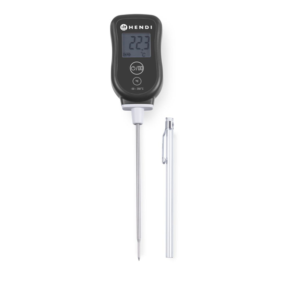 Hendi Thermometer mit kurzer Reaktionszeit, 204x42x(H)20mm Hendi Thermometer mit kurzer Reaktionszeit, 204x42x(H)20mm