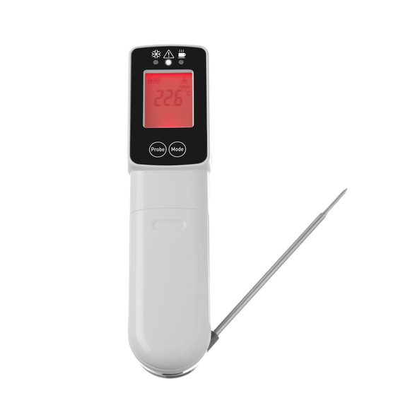 Hendi Infrarot-Thermometer mit Sonde, 39x53x(H)158mm Hendi Infrarot-Thermometer mit Sonde, 39x53x(H)158mm