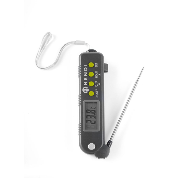 Hendi Thermometer mit einklappbarer Sonde, 160x40x(H)25mm 2 Hendi Thermometer mit einklappbarer Sonde, 160x40x(H)25mm