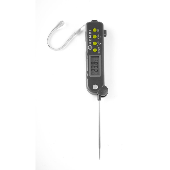 Hendi Thermometer mit einklappbarer Sonde, 160x40x(H)25mm 3 Hendi Thermometer mit einklappbarer Sonde, 160x40x(H)25mm