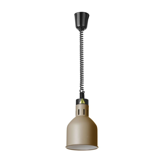 Hendi Höhenverstellbare Wärmelampe, zylinderförmig, Beige, 230V/250W, ⌀175x(H)250mm Hendi Höhenverstellbare Wärmelampe, zylinderförmig, Beige, 230V/250W, ⌀175x(H)250mm