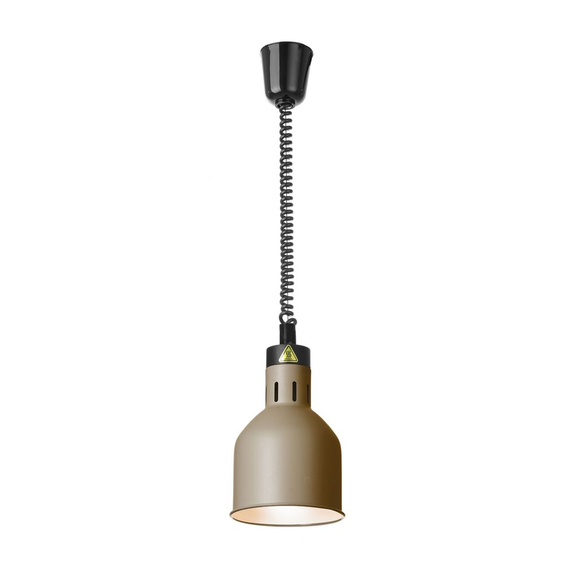 Hendi Höhenverstellbare Wärmelampe, zylinderförmig, Beige, 230V/250W, ⌀175x(H)250mm 1 Hendi Höhenverstellbare Wärmelampe, zylinderförmig, Beige, 230V/250W, ⌀175x(H)250mm