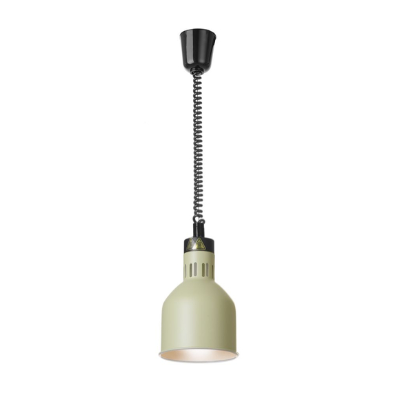 Hendi Höhenverstellbare Wärmelampe, zylinderförmig, Grün, 230V/250W, ⌀175x(H)250mm 1 Hendi Höhenverstellbare Wärmelampe, zylinderförmig, Grün, 230V/250W, ⌀175x(H)250mm