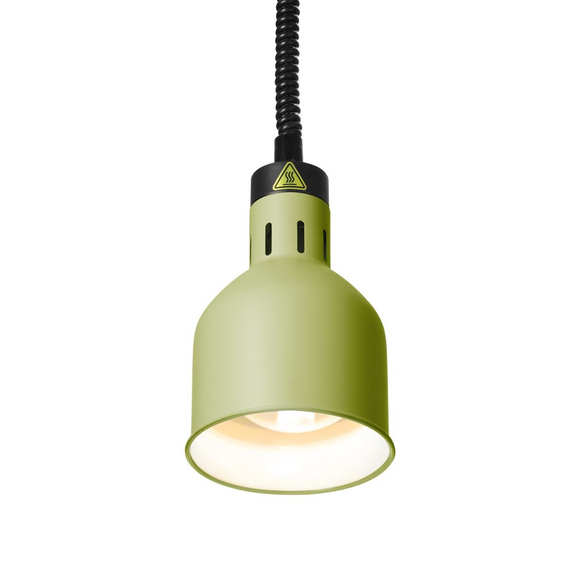 Hendi Höhenverstellbare Wärmelampe, zylinderförmig, Grün, 230V/250W, ⌀175x(H)250mm 2 Hendi Höhenverstellbare Wärmelampe, zylinderförmig, Grün, 230V/250W, ⌀175x(H)250mm