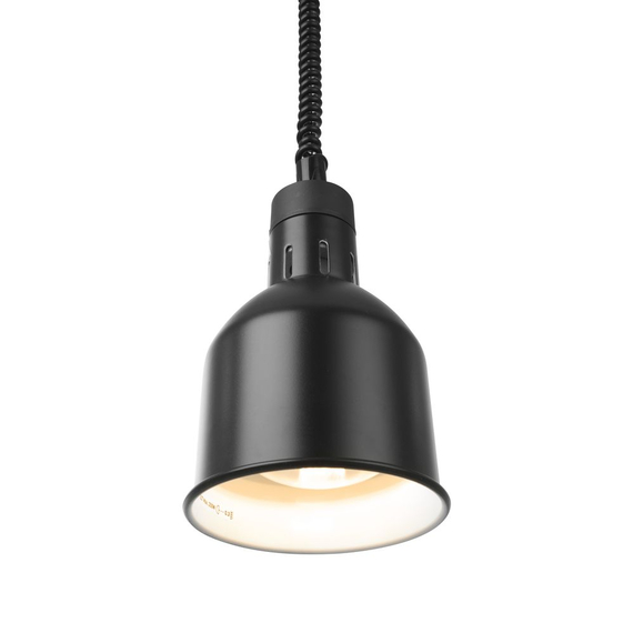 Hendi Höhenverstellbare Wärmelampe, zylinderförmig, Schwarz, 230V/250W, ⌀175x(H)250mm 2 Hendi Höhenverstellbare Wärmelampe, zylinderförmig, Schwarz, 230V/250W, ⌀175x(H)250mm