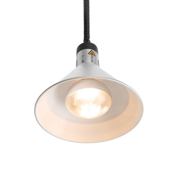 Hendi Höhenverstellbare Wärmelampe, konisch, Silber, 230V/250W, ⌀275x(H)250mm 3 Hendi Höhenverstellbare Wärmelampe, konisch, Silber, 230V/250W, ⌀275x(H)250mm