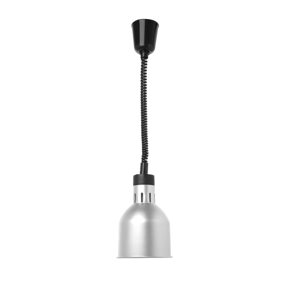 Hendi Höhenverstellbare Wärmelampe, zylinderförmig, Silber, 230V/250W, ⌀175x(H)250mm 1 Hendi Höhenverstellbare Wärmelampe, zylinderförmig, Silber, 230V/250W, ⌀175x(H)250mm