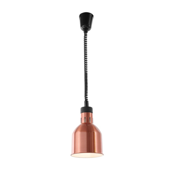 Hendi Höhenverstellbare Wärmelampe, zylinderförmig, Kupfer, 230V/250W, ⌀175x(H)250mm 1 Hendi Höhenverstellbare Wärmelampe, zylinderförmig, Kupfer, 230V/250W, ⌀175x(H)250mm