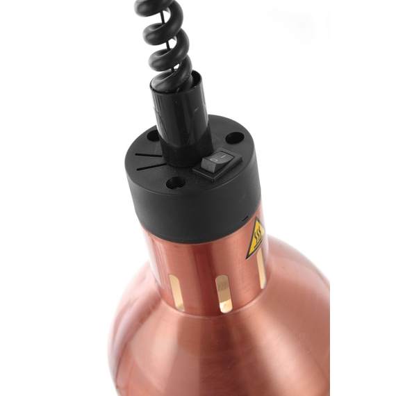 Hendi Höhenverstellbare Wärmelampe, zylinderförmig, Kupfer, 230V/250W, ⌀175x(H)250mm 4 Hendi Höhenverstellbare Wärmelampe, zylinderförmig, Kupfer, 230V/250W, ⌀175x(H)250mm