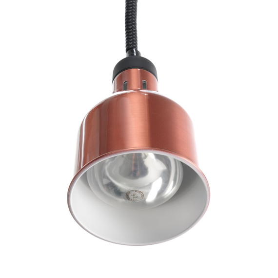 Hendi Höhenverstellbare Wärmelampe, zylinderförmig, Kupfer, 230V/250W, ⌀175x(H)250mm 3 Hendi Höhenverstellbare Wärmelampe, zylinderförmig, Kupfer, 230V/250W, ⌀175x(H)250mm