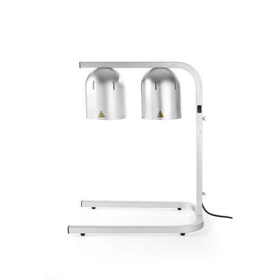 Hendi Wärmebrücke mit 2 Infrarotlampen, Silber, 230V/250W, 453x360x(H)790mm Hendi Wärmebrücke mit 2 Infrarotlampen, Silber, 230V/250W, 453x360x(H)790mm