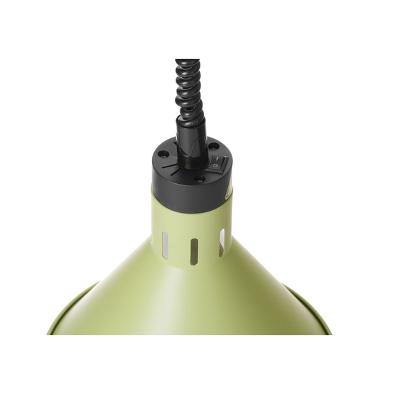 Hendi Höhenverstellbare Wärmelampe, konisch, Grün, 230V/250W, ⌀275x(H)250mm 3 Hendi Höhenverstellbare Wärmelampe, konisch, Grün, 230V/250W, ⌀275x(H)250mm