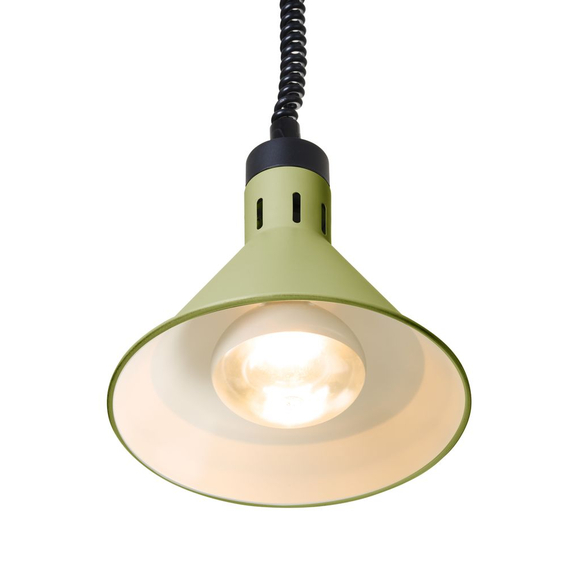 Hendi Höhenverstellbare Wärmelampe, konisch, Grün, 230V/250W, ⌀275x(H)250mm 2 Hendi Höhenverstellbare Wärmelampe, konisch, Grün, 230V/250W, ⌀275x(H)250mm