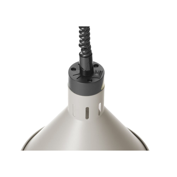 Hendi Höhenverstellbare Wärmelampe, konisch, Weiß, 230V/250W, ⌀275x(H)250mm 4 Hendi Höhenverstellbare Wärmelampe, konisch, Weiß, 230V/250W, ⌀275x(H)250mm